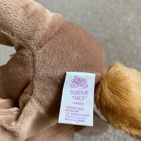 NWT Precious Moments Tender Tails Squirrel by Enesco, Plush,Stuffed Animal 1999 - Picture 5 of 8